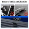 Secure Air Vent Car Phone Holder Mobile Mount with Extended Metal Hook Shockproof Easy Insertion Suitable for Smartphone