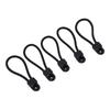 5PCS Shock Cord Fastener Bungee Cord Clips with Knob Multifunctional Fastener for Tent Boat Cover  