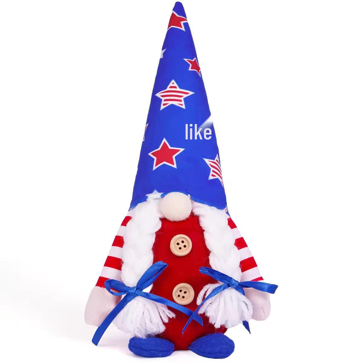 Independence Day Faceless Gnome Ornament