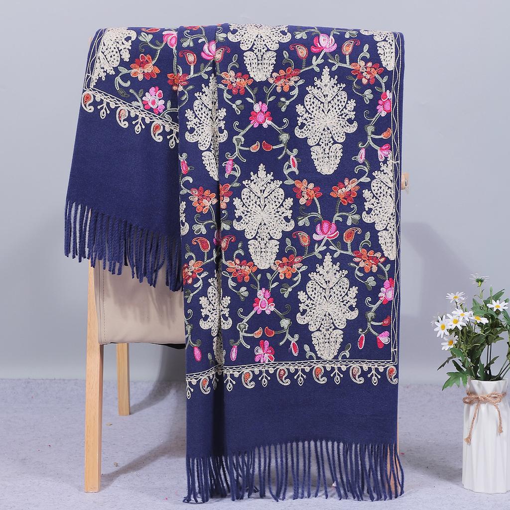 Autumn and Winter Red Scarf for Women, Spring and Autumn Embroidered Shawl, Gift for Mother, Wedding Dress, Cheongsam Outerwear, Wedding Banquet,