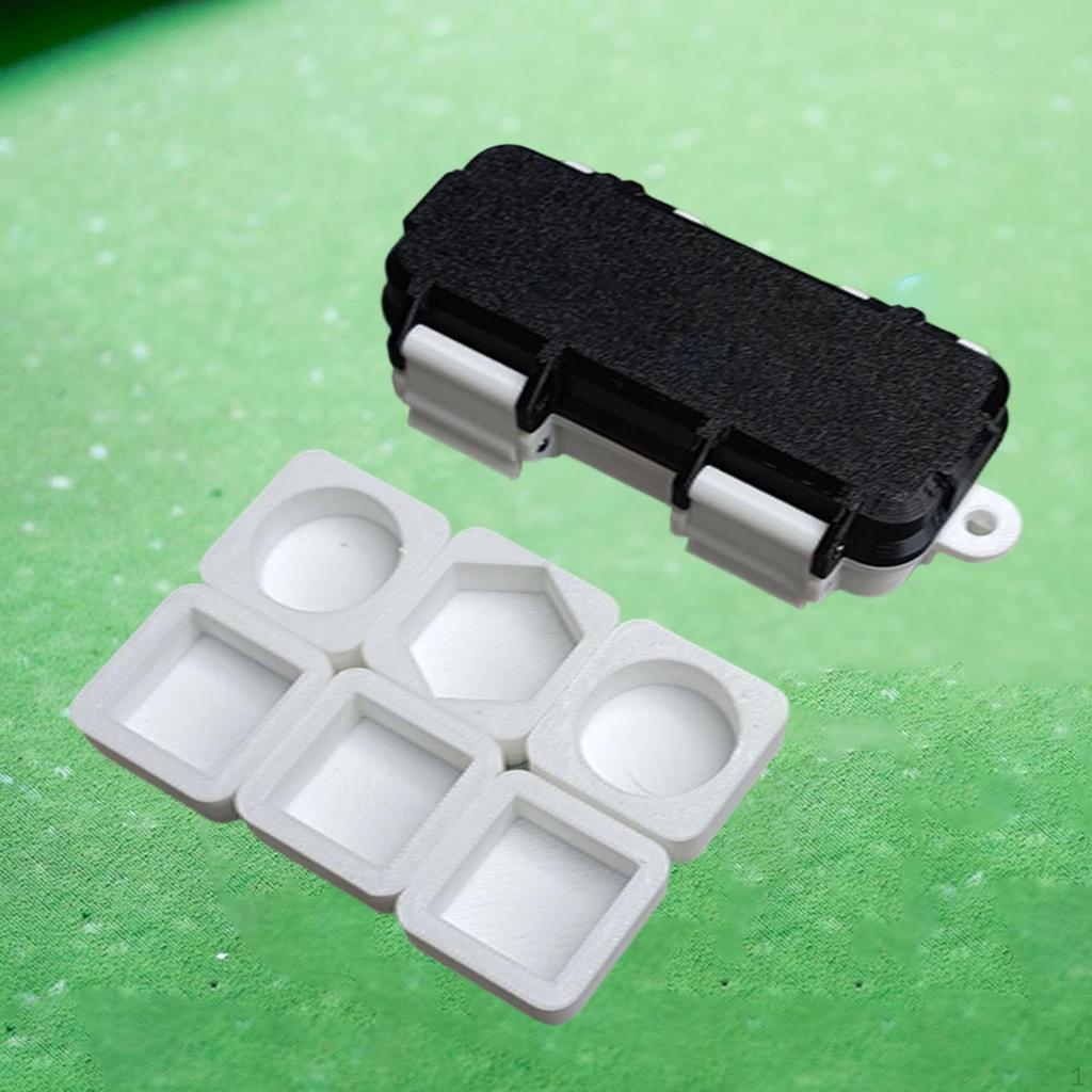Pool Chalk Holder Billiard Case Practical Portable Compact Multifunctional Storage Box