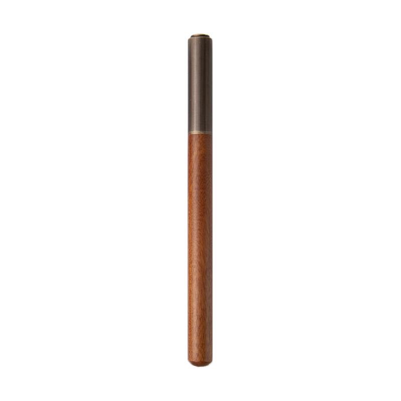 

Brass Sandalwood Fountain Pen: Dual-Use Ink Cartridge, Engraved Logo, Ideal for Students & Adults, Perfect for Calligraphy & Gifts. 0.5mm