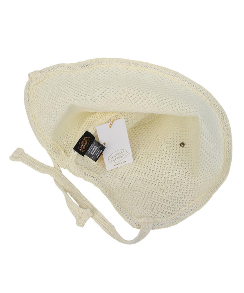 Yunibeosyeolkemiseuteuli Summer Logo Ivory Bonnet Hat