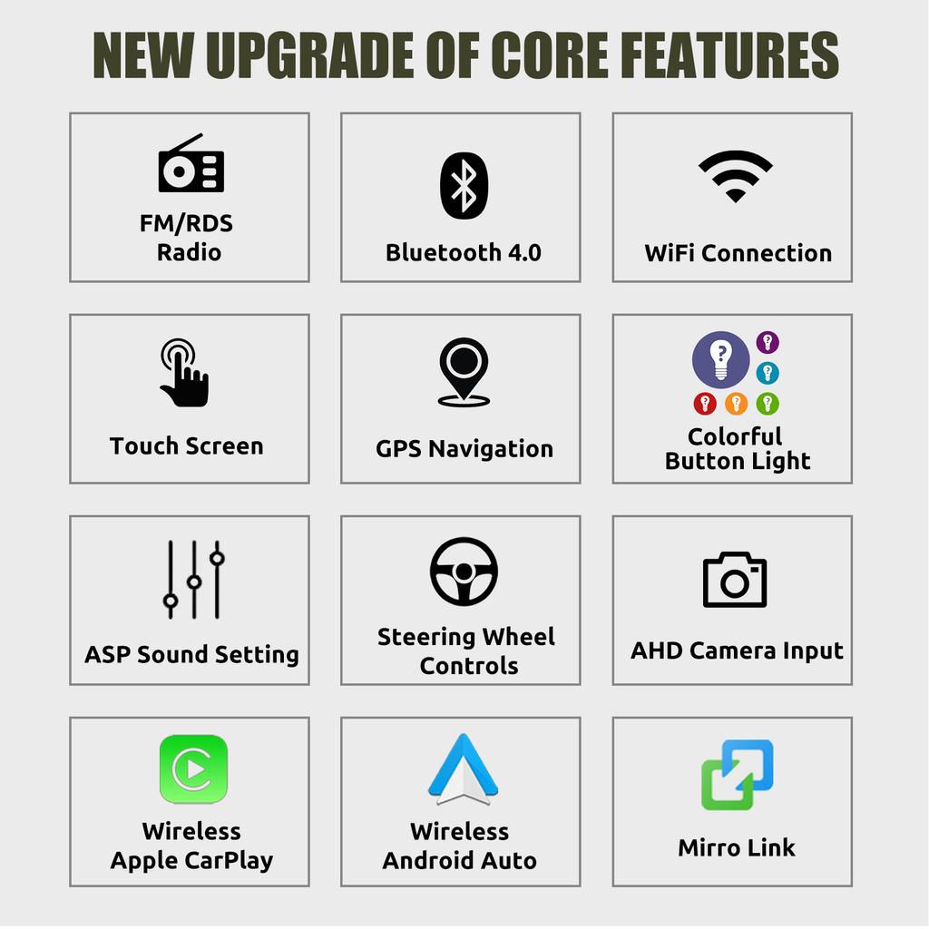 Android 14 Bilradio Trådløs Carplay For Volkswagen Passat Skoda Octavia golf 5 6 touran Bil Multimediaspiller GPS WiFi