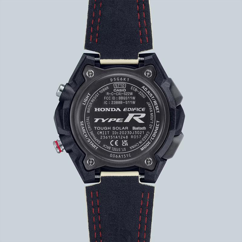 Casio Męski zegarek EDIFICE Czarny ECB-2200HTR-1AJR