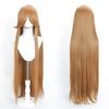 Parrucca Cosplay Lunga Dritta 100CM Multicolore Rosa Biondo Nero Parrucca Costume Anime Parrucca Cos Sintetica Universale Parrucca per Uso Quotidiano Feste