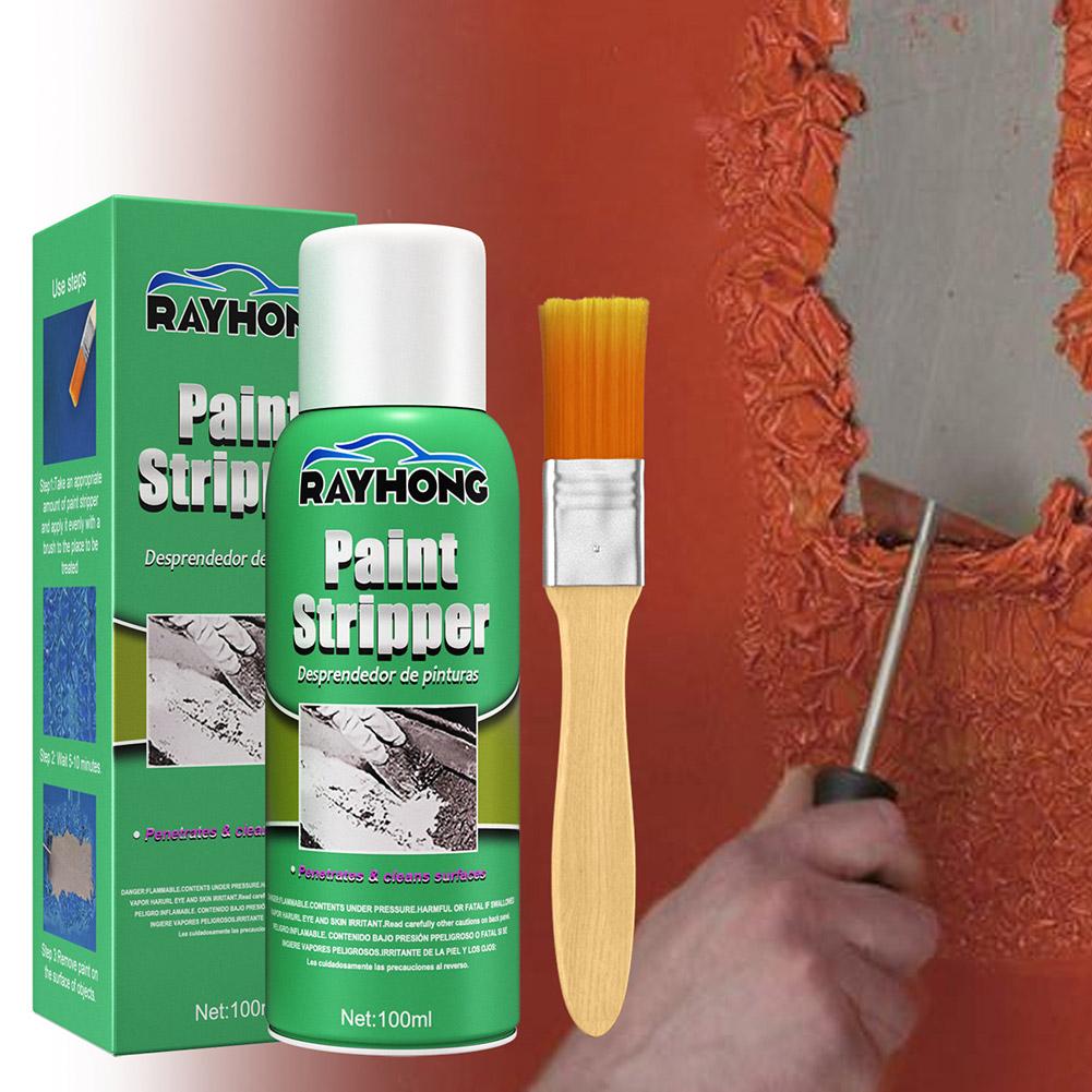 Metal Paint Remover Car Paint Strippers Paint Removers Spray For Auto Wall Marine Paint Graffiti Correction With Brush 100ml