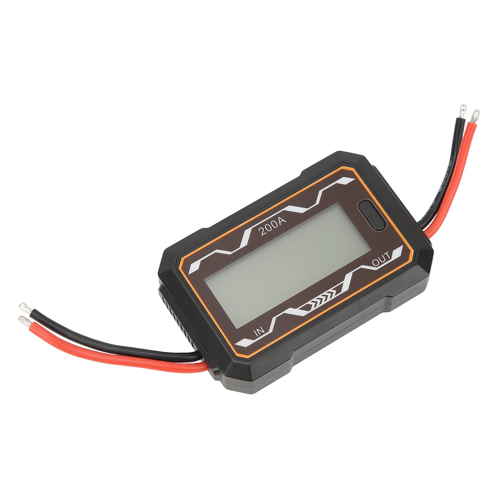 

RC Power Meter 200A High Precise Voltmeter Ammeter Wattmeter Power Analyzer with Backlit LCD Screen for Car Boat Battery