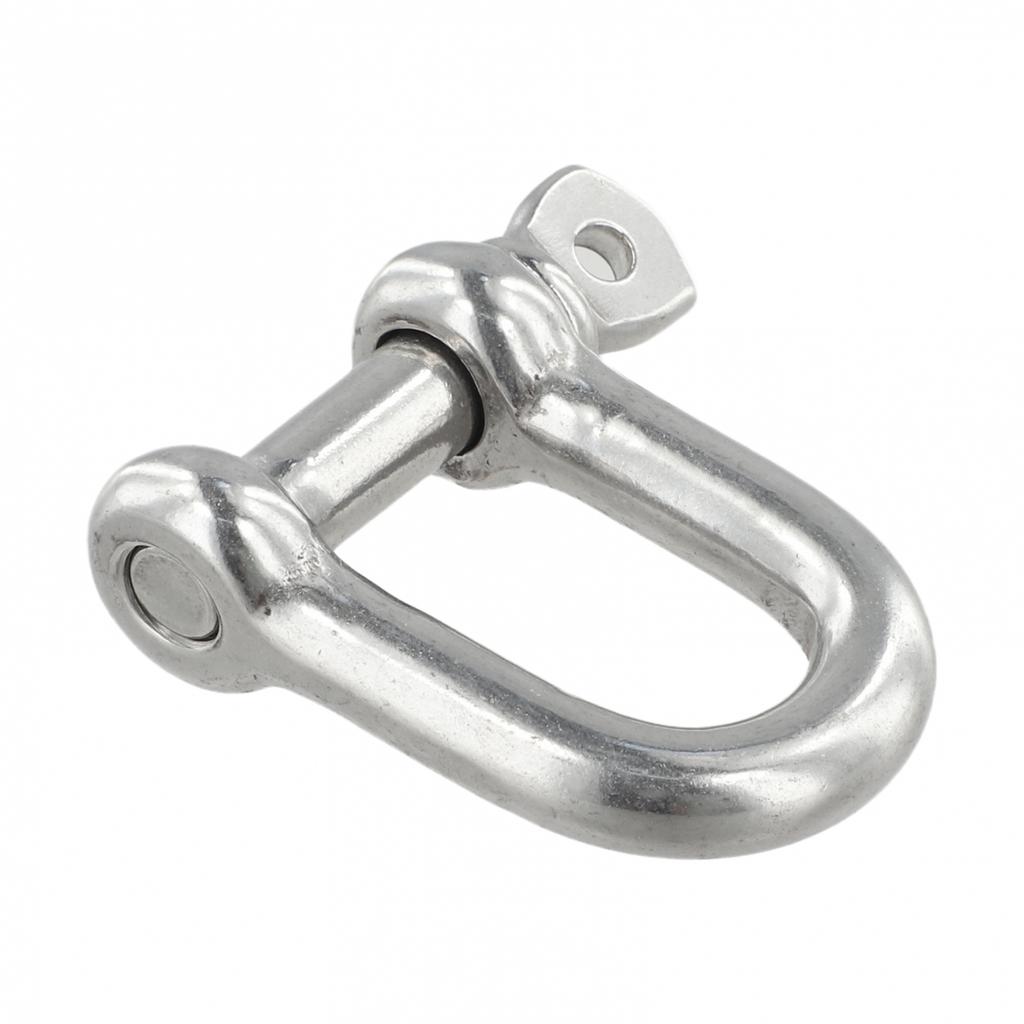 Heavy Duty Stainless Steel D Shackles Marine Rigging Shackles 5mm & 10mm