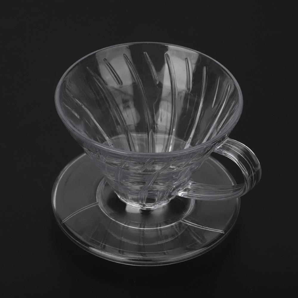 1-2 Cups Capacity Pour Over Coffee Maker Reusable Coffee Filter Cup Cafe Restaurant