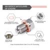 Magnetic Oil Drain Plug Sump Bolt M14 x 1 5 M12 M16 M18 M20 Stainless Steel with Copper Gasket for Oil Pan Filter Auto Parts