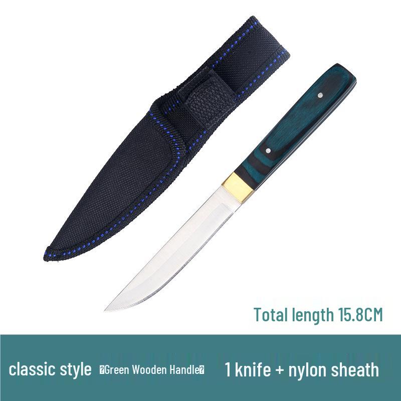 Mongolian Hand-Pulled Meat Knife Set: Includes Steak, Fruit, and Barbecue Knives.