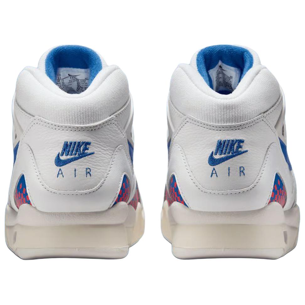 Nike Air Tech Challenge 2 Pixel Court Men Sneakers White Royal-Blue Laser-Crimson FZ9033-102