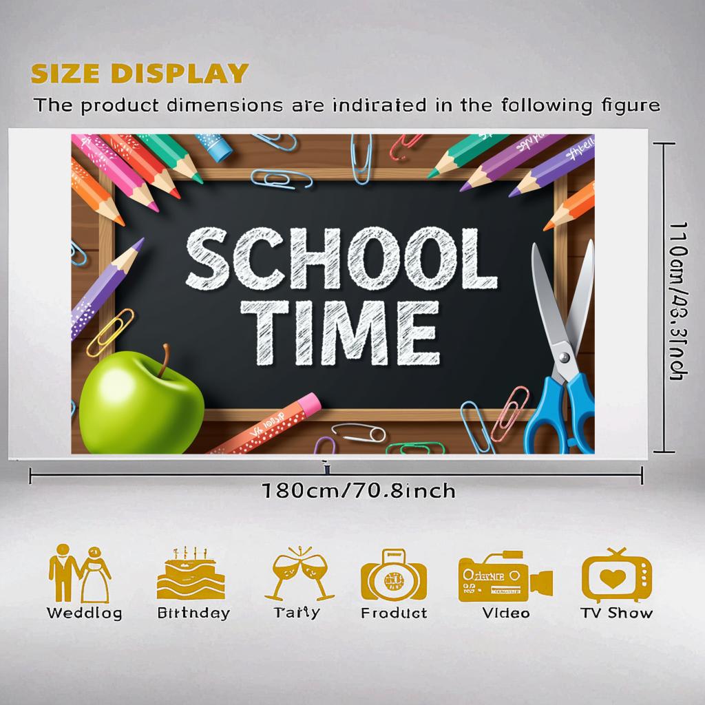 Paper School decoration Eye-catching Colorful Decorative Wall decoration Innovative Welcome banner for School decoration