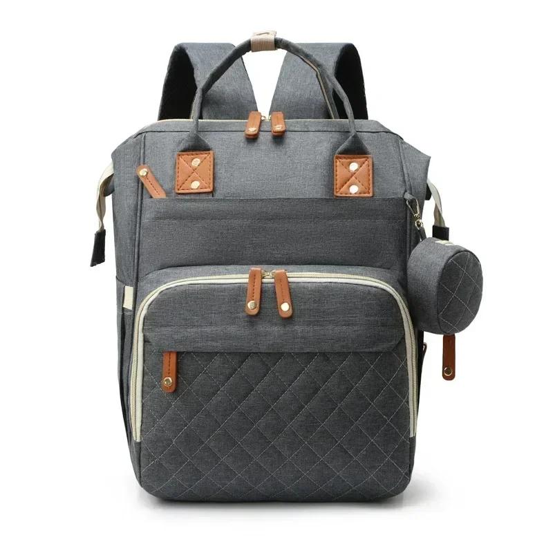 USB Mummy Bag Diaper Bag Baby Care Large Capacity Mom Backpack Mummy Maternity Wet Bags Waterproof Baby Pregnant Nappy Backpack
