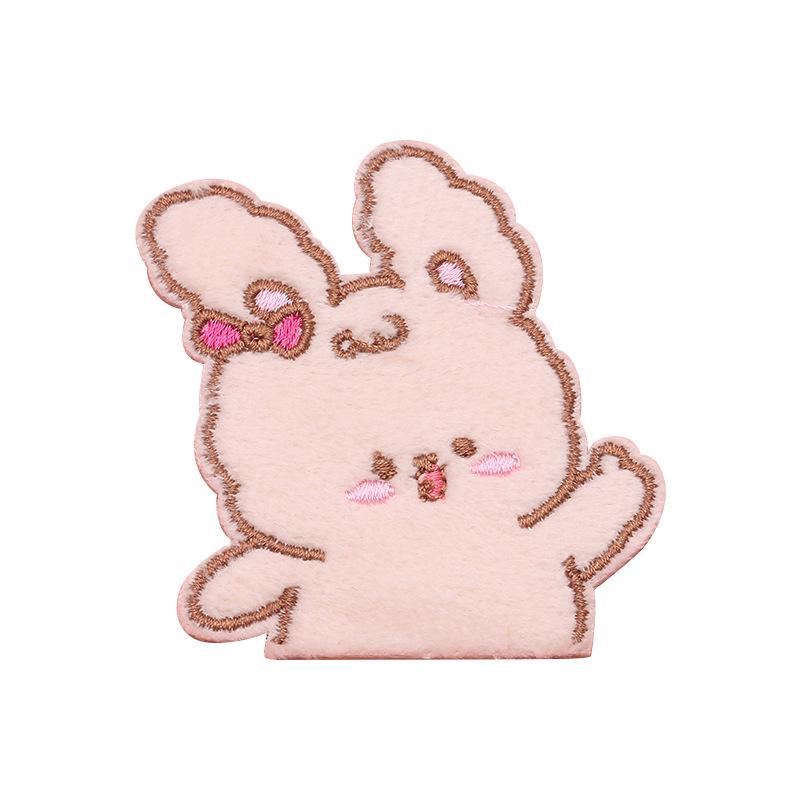 Self-Adhesive Cartoon Rabbit Patch for Down Jackets