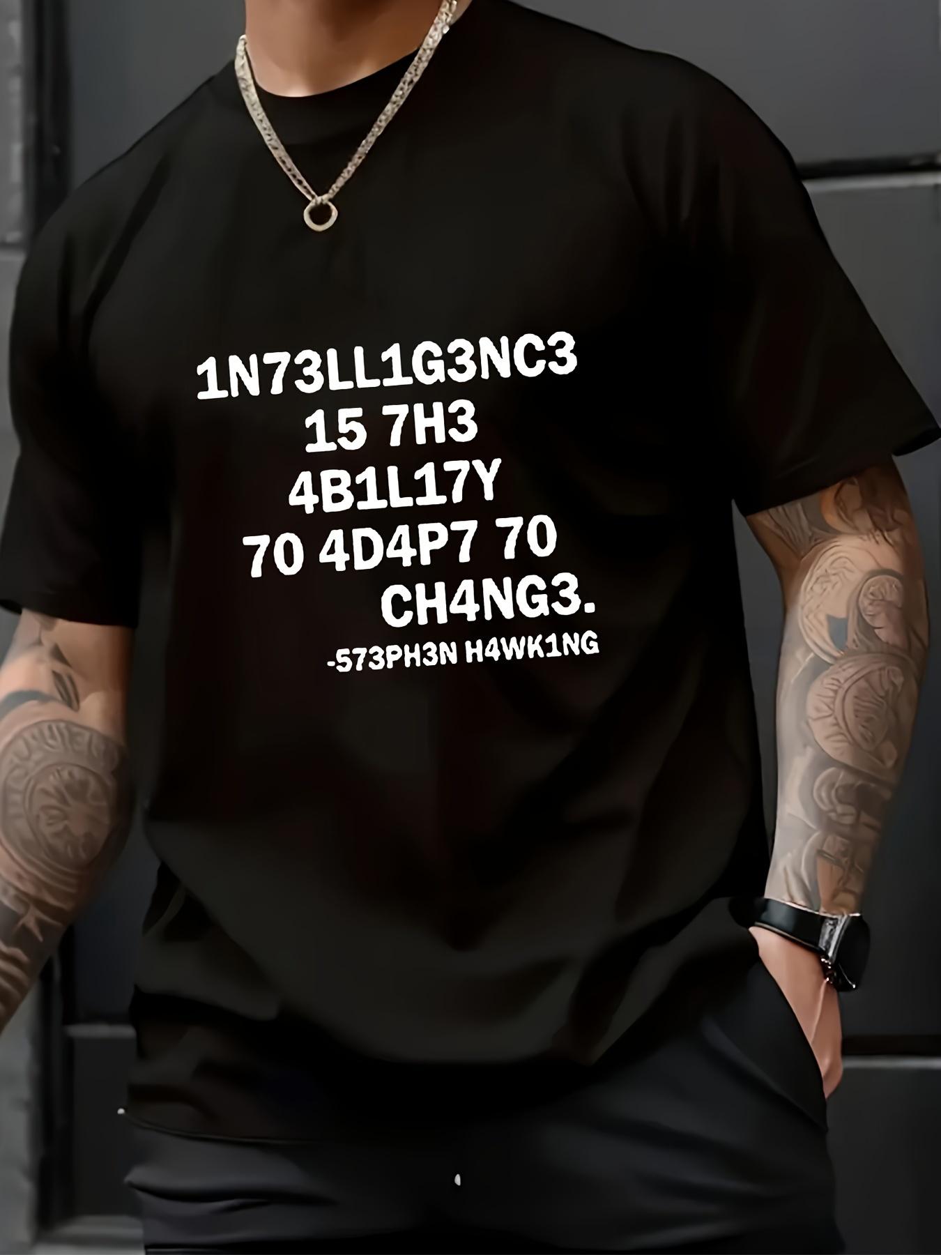 [Outdoor Tshirt] Casual Black Cotton T-shirt with Unique  173.56  Print - Short Sleeve XL