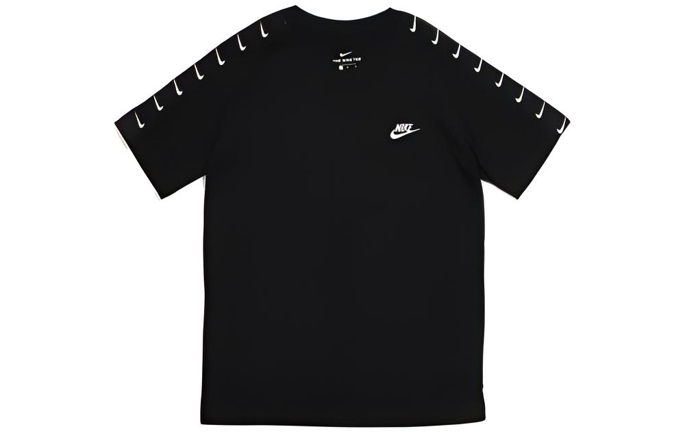 

Nike T Shirts Men s Crew Neck Moderate Straight Fit BQ0025-010 S