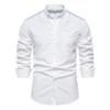 AIOPESON 2024 New Spring Cotton Men's Oxford Shirt Long Sleeve Button Down Social Business Casual Shirts for Men