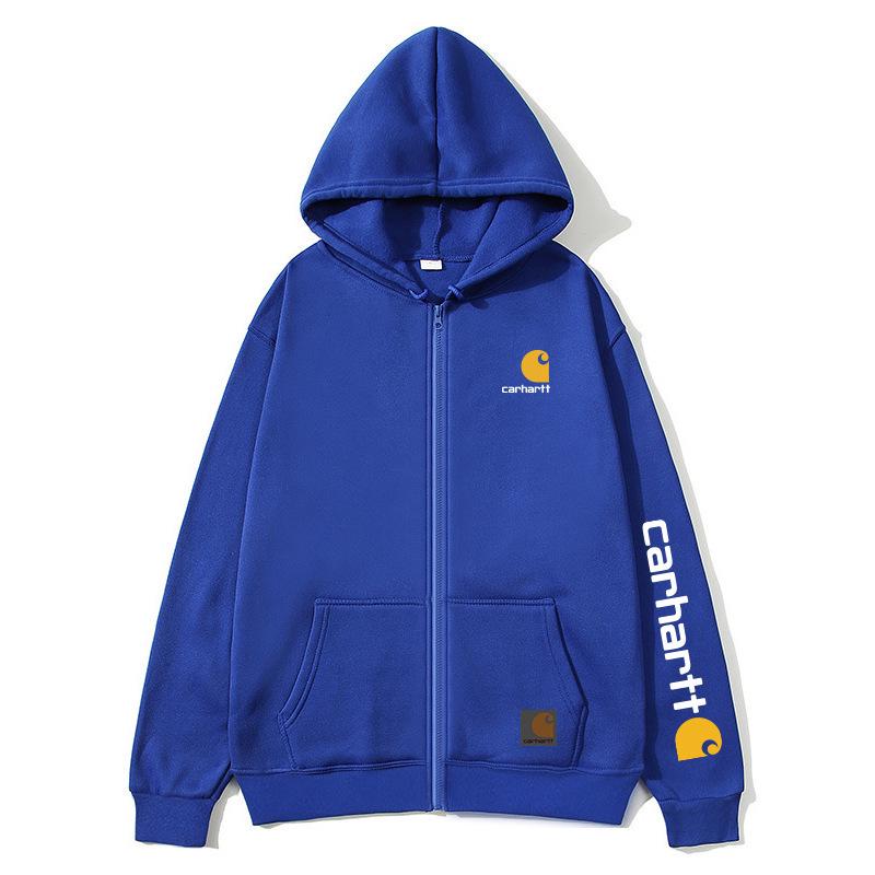 Carhartt Print Reißverschluss Hoodie für Damen & Herren: Trendige Herbst-/Winter-Oberbekleidung