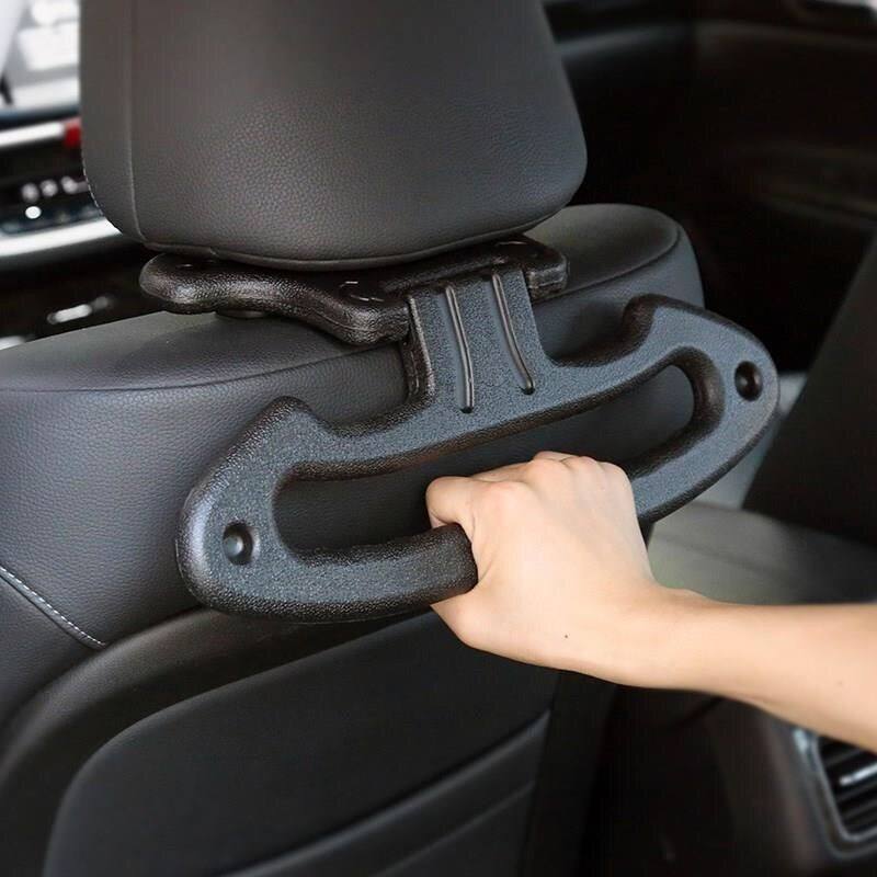 For Multifunctional Car Seat Back Hanger, Creative Handrail Hook, Indoor Clothes Rack for Vehicle