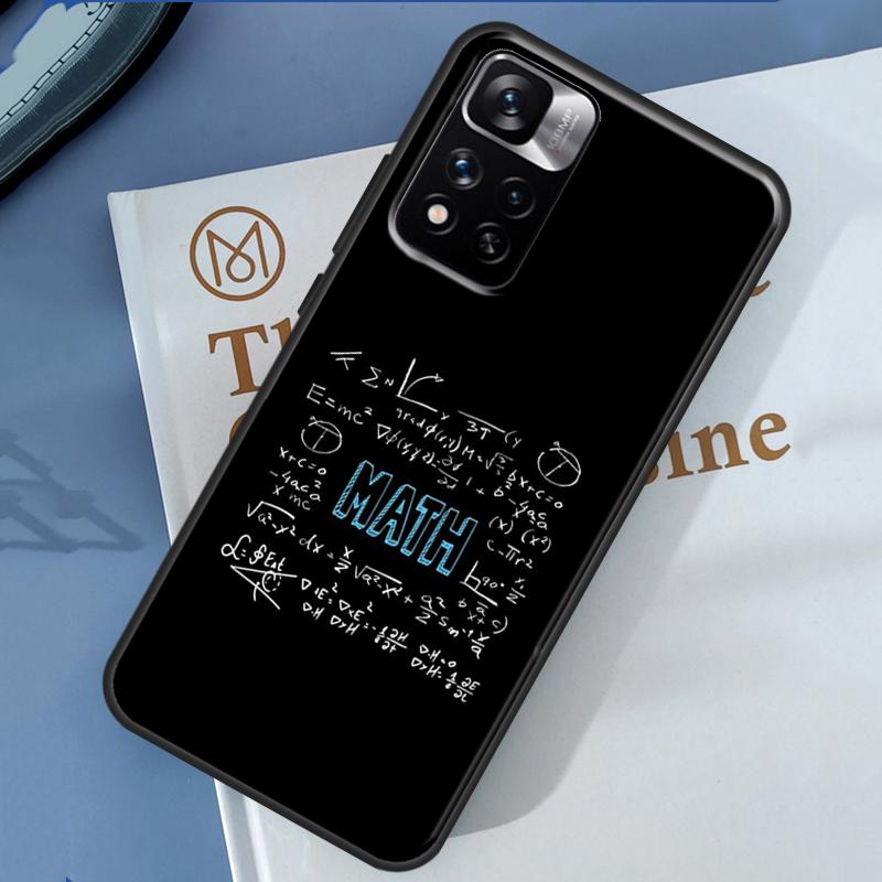 Symbol Math Science Physics Formulas Case For Xiaomi Redmi Note 14 13 11 9 10 12 Pro 9S 10S 11S 12S Redmi 10C 12C 13C 14C Cover