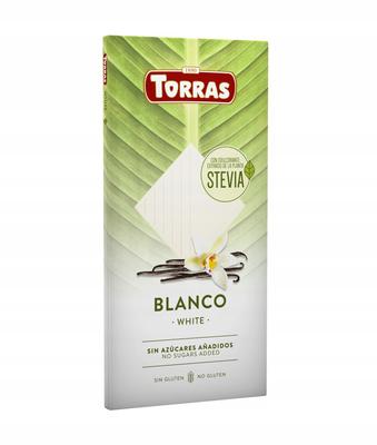 Torras Sugar-Free White Chocolate with Stevia 100G