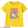 KPop Demon Hunters Children's Cartoon Print T-shirt