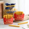 French Fry Style Sealing Clip 12 Magnetic Absorption Box Set Snack Bag Sealing Clip Food Seasoning Sealing Clip