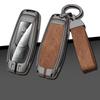 Leather Car Metal Key Case Cover For Ford Focus 3 4 St Mondeo 5 Mk5 Mustang F-150 Explorer Edge Fiesta Kuga Mk3 4 Key Chain