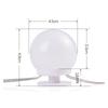 Three-Color Dimming Hollywood Vanity Makeup Light Bulb Set