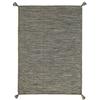 Living Room Rug In Brown Braided Woven Cotton 160x230