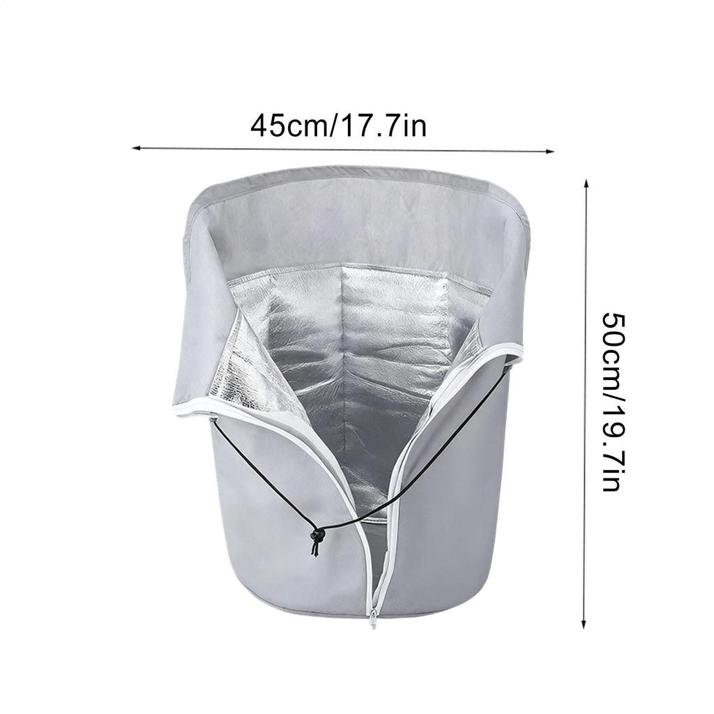 Plant Covers Reusable Flower Protective Bag with Zipper and Drawstring Frost Protection Covers for Garden Fruit Tree Potted