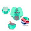 Non-Inflatable Baby Float with Canopy Infant Lying Swimming Ring Pool Swim Trainer for 3-24 Months Baby