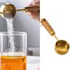 Wooden Handle 14ML Mini Spoon Measuring Cup for Accurate Coffee Bean Measurement In Homes Cooking Professional Setting