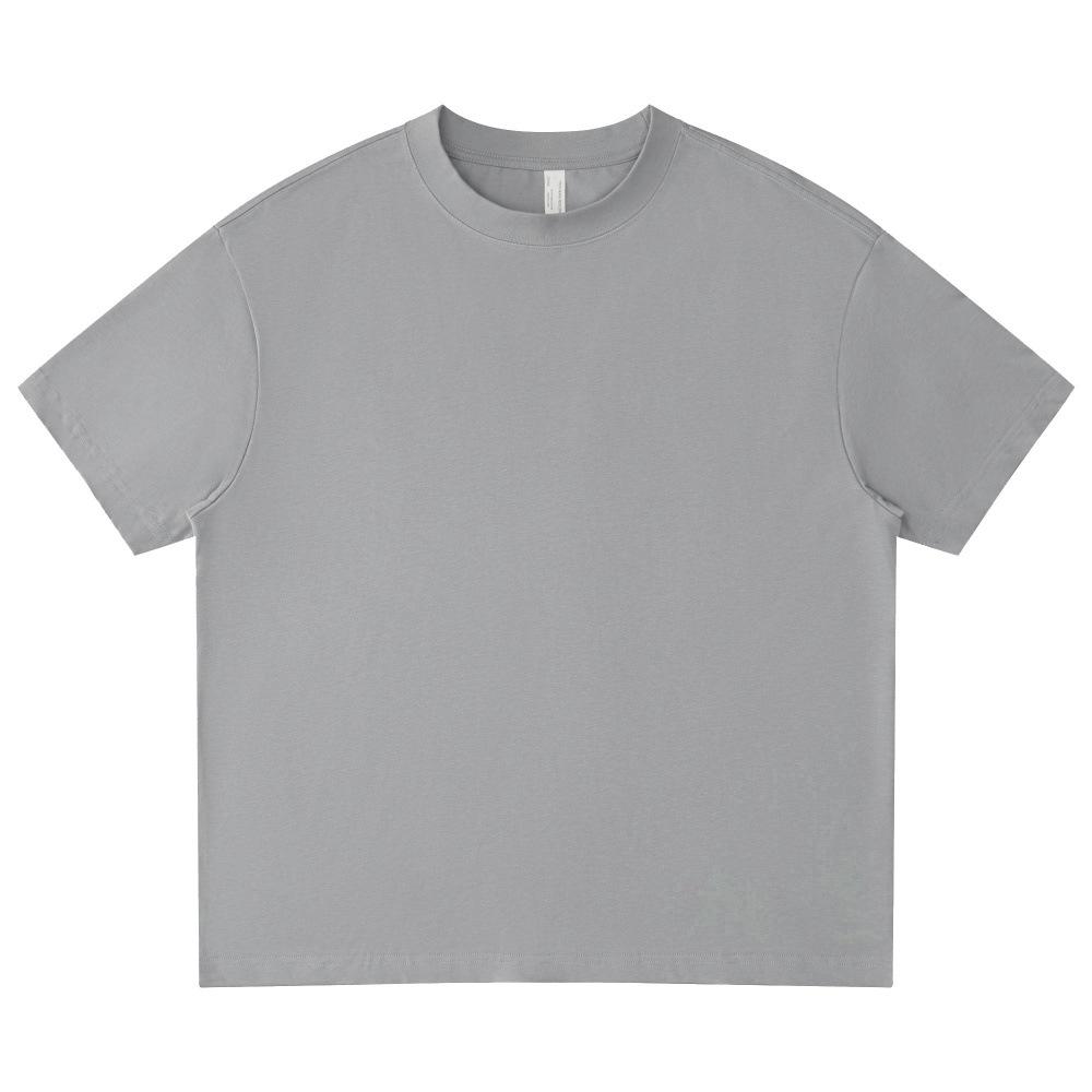 LVLV American Brand Trendy 275g Pure Cotton Loose T-shirt and Sports Shorts Set for Men, Women, and Kids.