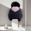 0-3Year Solid Color Baby Knitted Hat Plush Ball Children Warm Cap Beanie Hats  Newborn Toddler