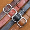 Classic Pin Buckle Men's Belt - First Layer Cowhide, High-Quality Trousers Belt