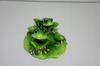 Figurine of Two Frogs On a Leaf 9.5x10.5x11