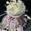 Creative Exquisite Flower Car Aromatherapy Bamboo Charcoal Deodorant Ornament For Center Console