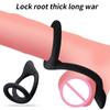 Men's delay horseshoe ring  Silicone male lock essence
