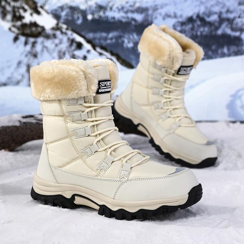 Winter Women's High-top Non-slip Waterproof Wear-resistant Snow Boots Korean Winter Boots