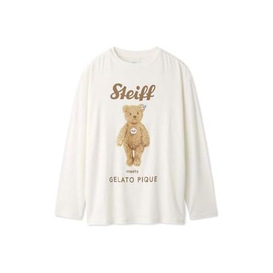 [Gelato Pique] Steiff James One Point Long T-shirt PWCT245237 Women s