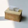 Tissue Box Vintage Coffee Table Organizer, Moisture-Proof Desktop Storage Tissue Holder Meal Paper Storage Toilet Paper Storage