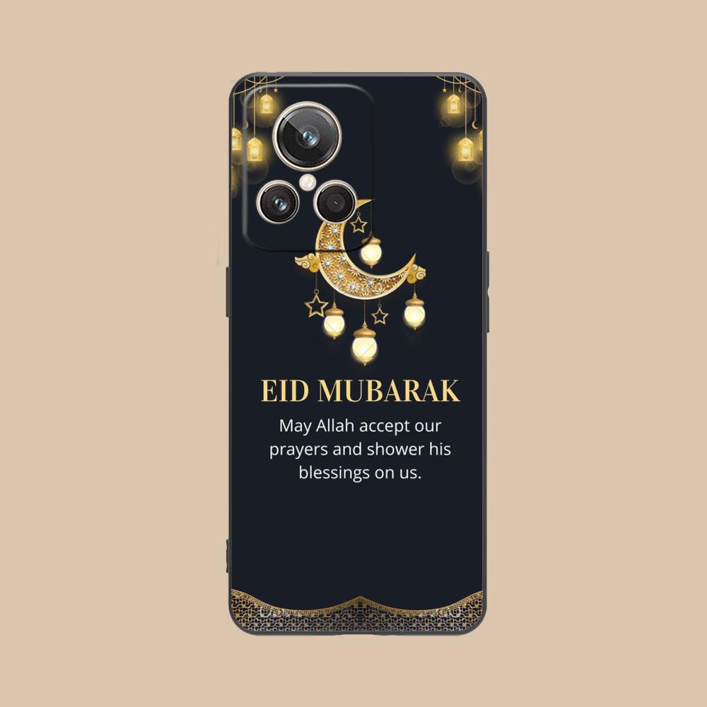 Eid Mubarak Mobile Phone Case for Realme GT 8 Neo Pro C75 73 71 C67 65 C55 53 C35 31 C20 15 Colorful Printing Cover Cover Luxury