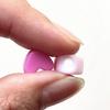 30pcs 11mm Candies Colour Big Hole Heart-shaped Acrylic Loose Spacer Beads for Jewelry Making DIY  Accessories
