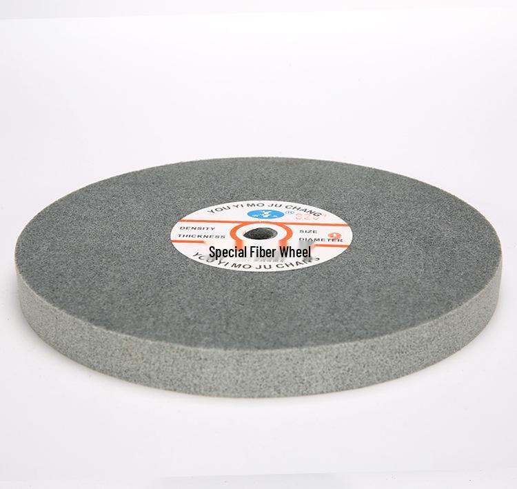 Yiyi Fiber Polishing Wheel Nylon Disc Non-woven Brushing Grinding 250x25mm 7P/9P