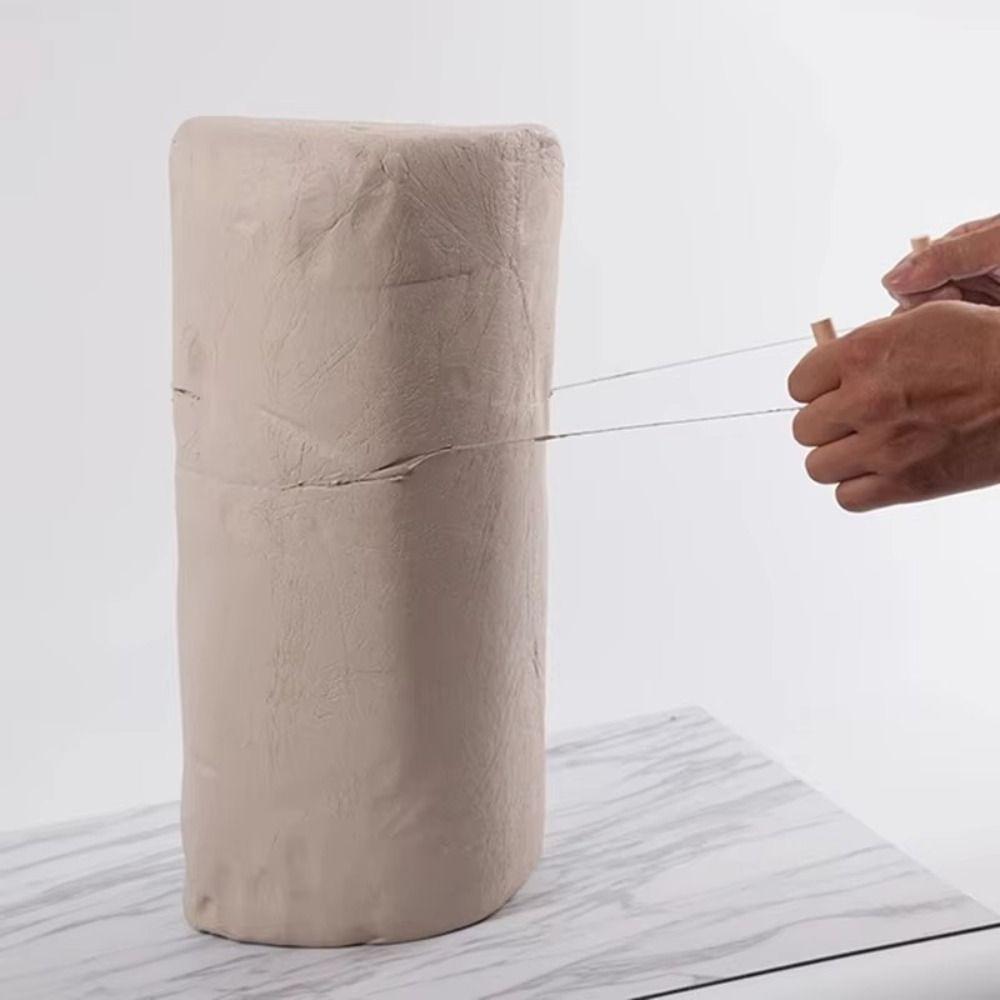 Wire Clay Cutter Ceramic Steel Wire Drawing Pottery DIY Clay Sculpture Mud Cutting Line