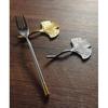 Stainless Steel Chopstick Holder Ginkgos Leaf Shaped Spoon Rest For Dining Table Cutlery Support Tableware Stand