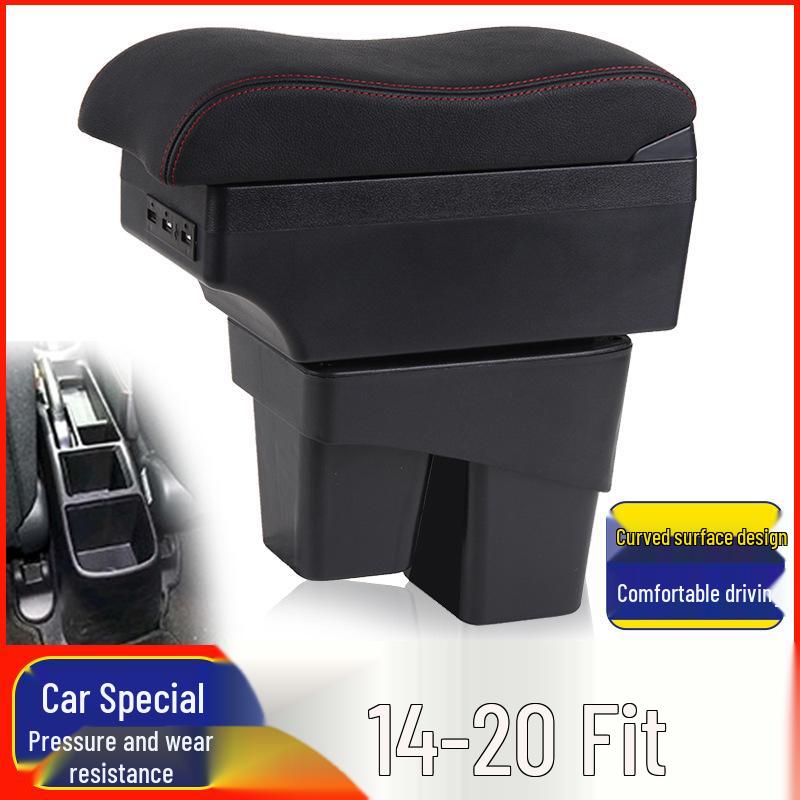 Fits 2014-20 Honda Fit: Third Gen Sporty GK5 Center Armrest Box